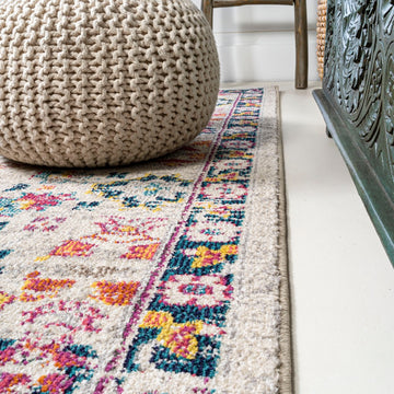 Alfombra Modern Persian Boho Floral Area Rug